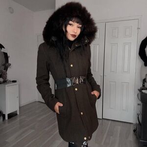 🤎 Whimsygoth Academia Gothic Winter Coat